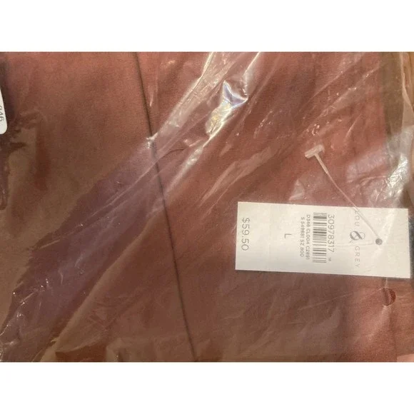 - New in package Loft Lou & Grey Leggings size Large reddish brown clay color - Picture 2 of 5